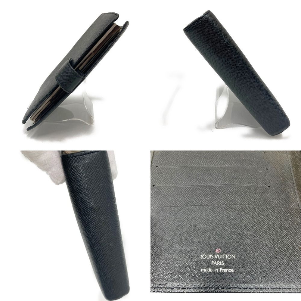 Louis Vuitton Taiga Agenda Notebook Notebook Cover R20222 Black Delivery As Is