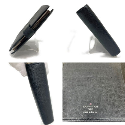 Louis Vuitton Taiga Agenda Notebook Notebook Cover R20222 Black Delivery As Is