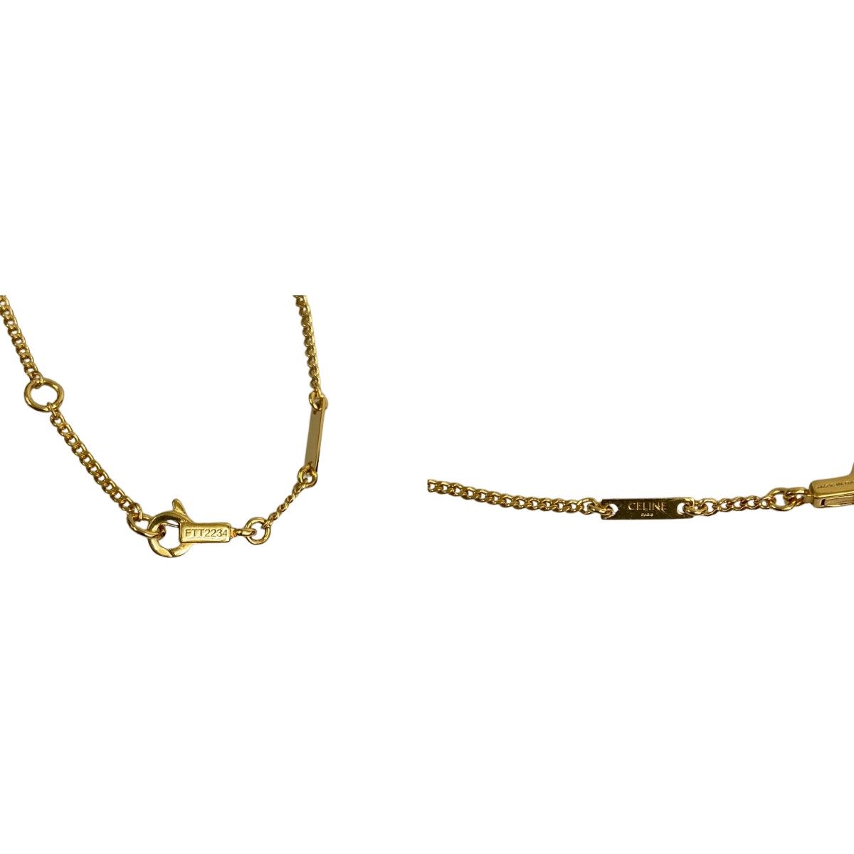 Celine Triomphe Rhinestone Necklace Approx 42cm (16.54in)