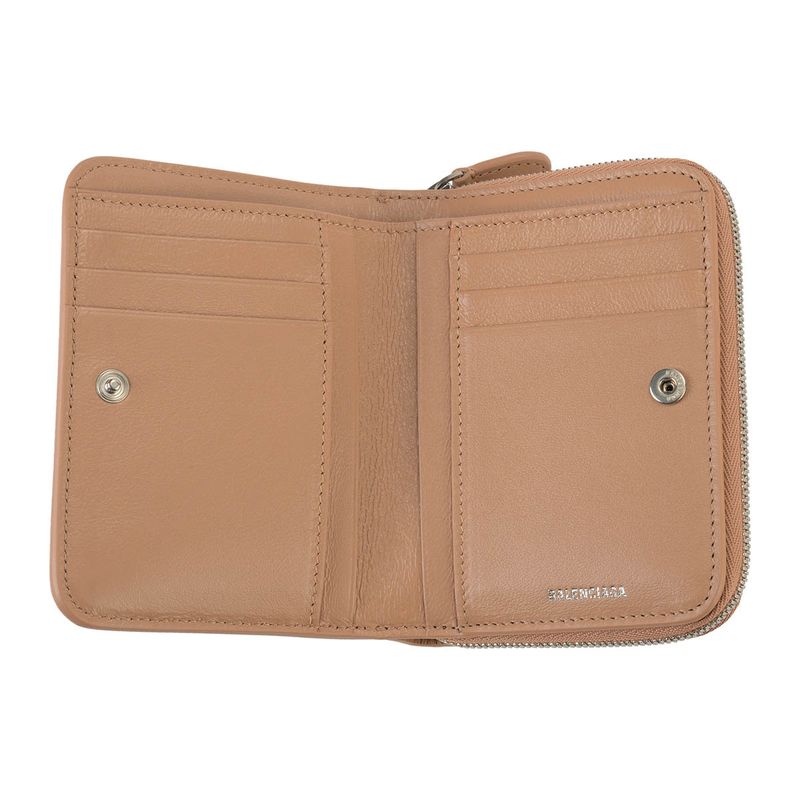 Balenciaga Bifold Wallet Cache Beige