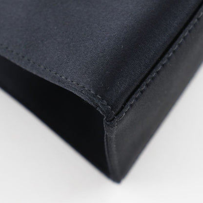 Chanel Party Bag Vintage Satin Black Ladies Handbag