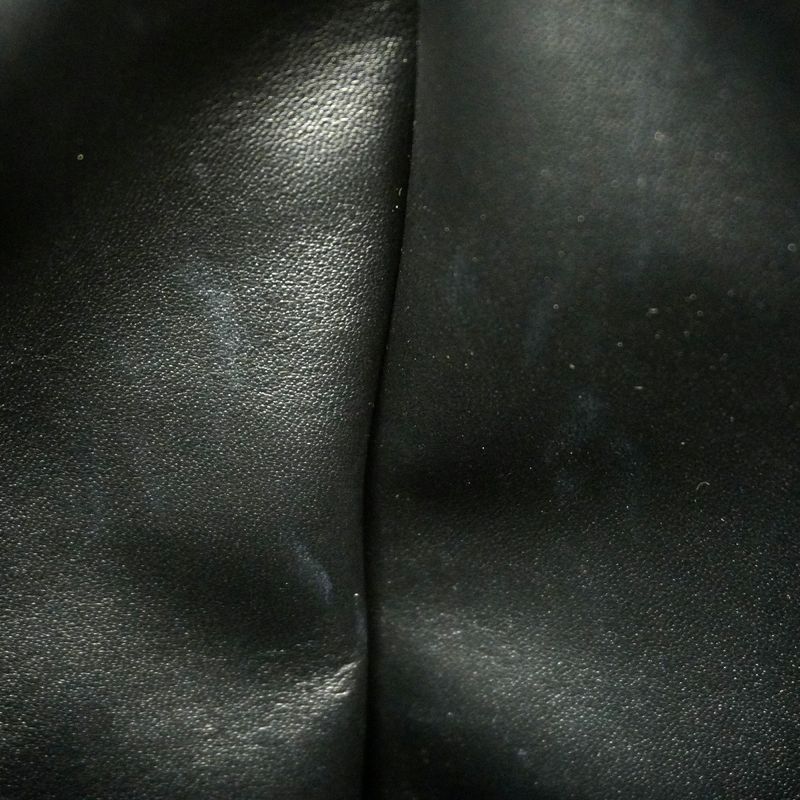 Christian Dior Backpack Daypack Canage Caro Leather Black Gold Hardware Women