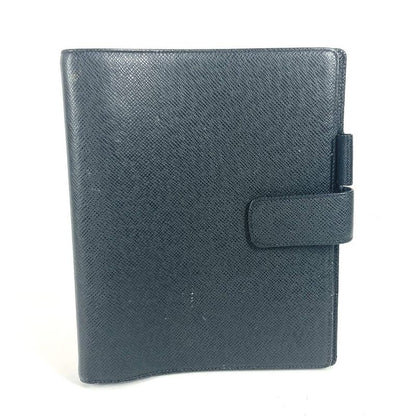 Louis Vuitton Notebook Cover Agenda GM R20232 Taiga Leather Ardoise Black
