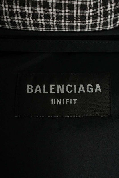 Balenciaga 681440 Tlo36 Logo Embroidered Chuck Pattern Down Jacket Men's S