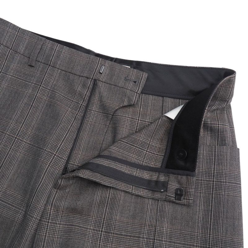 Celine Pants Size 40 Wide Cropped Pants Checked Made In Italy 20251021 Ra6407