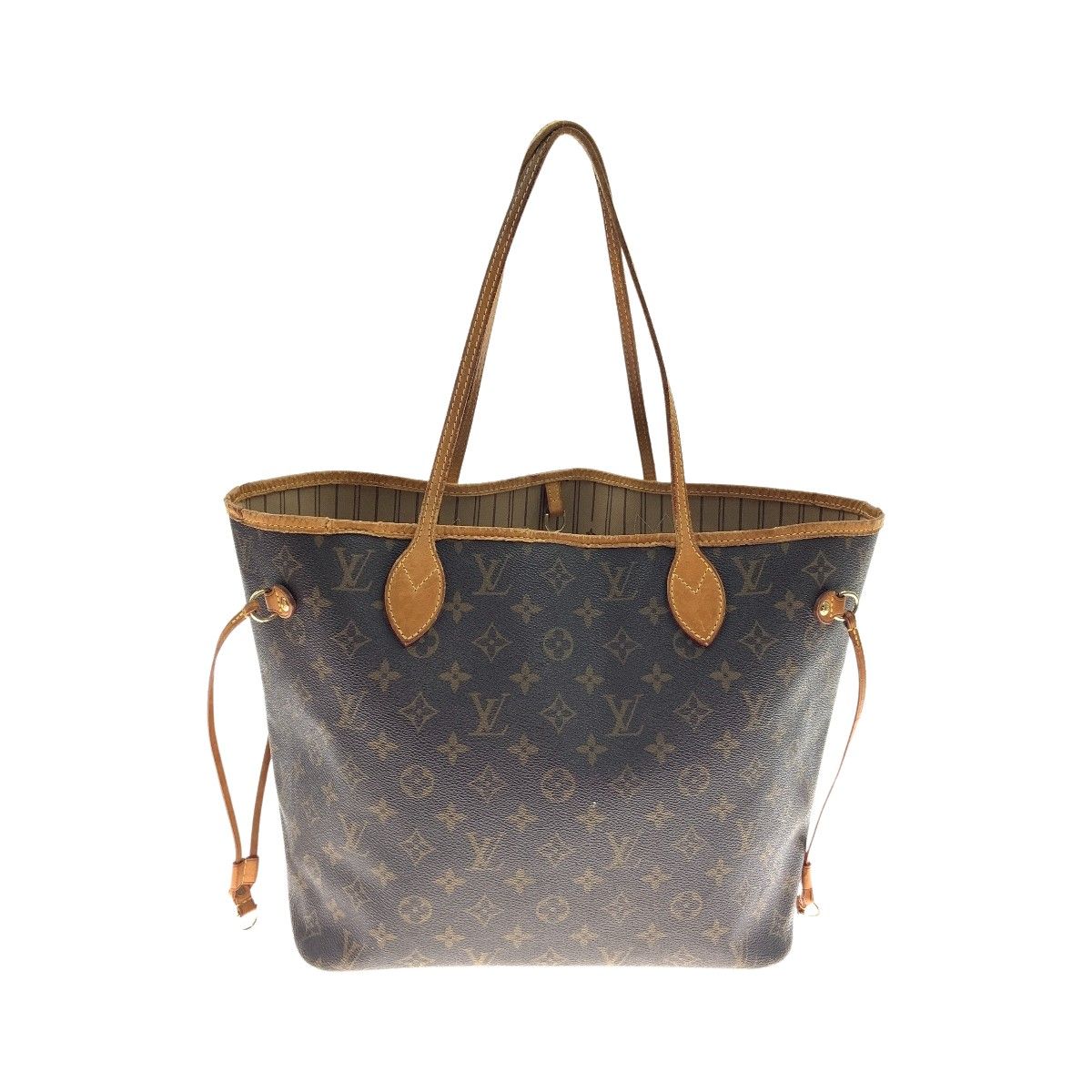 Louis Vuitton Monogram Neverfull MM Women's Tote Bag M40156 Brown Delivery As