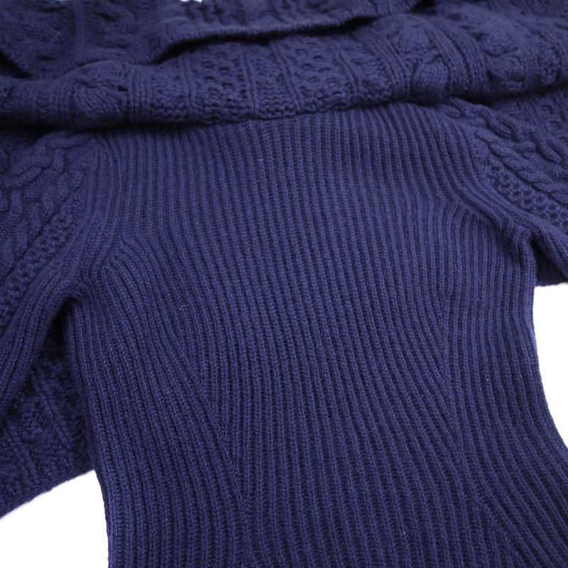 Hermes 21aw Pull Ml Esprit Cape Mohair Blend Cashmere Cape Knit Sweater