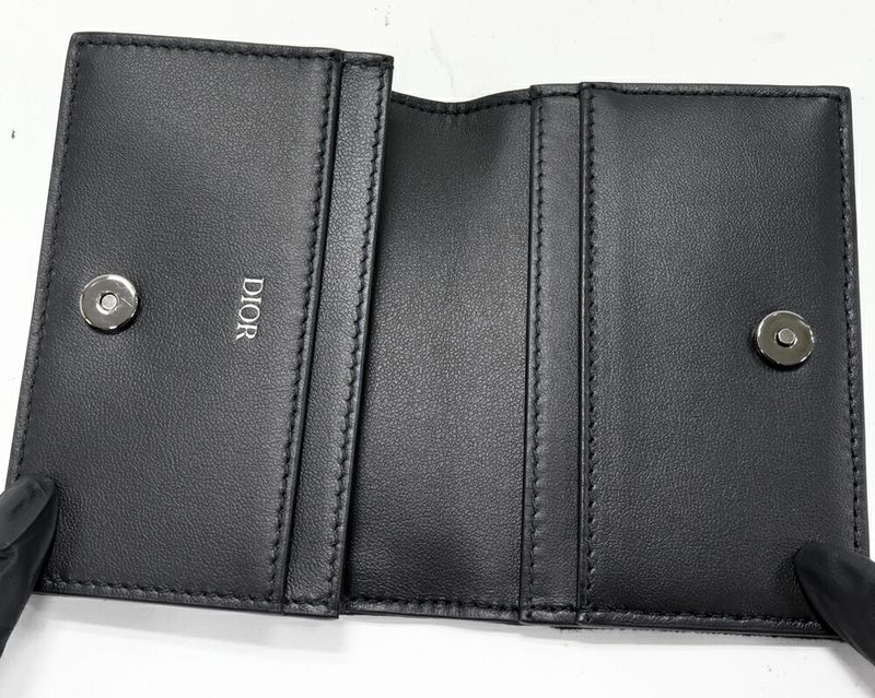 Dior Business Card Holder With Card Case Depth Oblique Saddle Business Card
