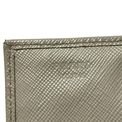 Prada Business Card Case - Beige Leather