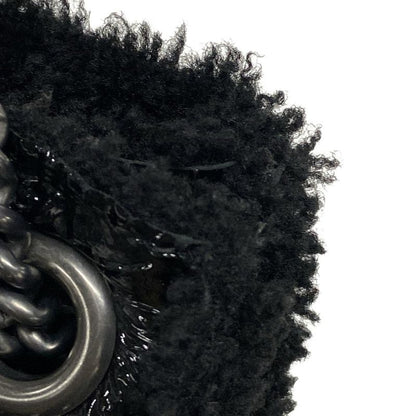 Gucci Tote Bag Soho Interlocking G 308982 Black Chain Shoulder Leather  Mouton