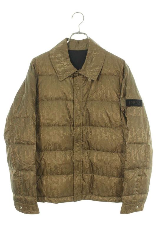 Dior 293c436a4462 Oblique Allover Nylon Down Jacket Men's 46
