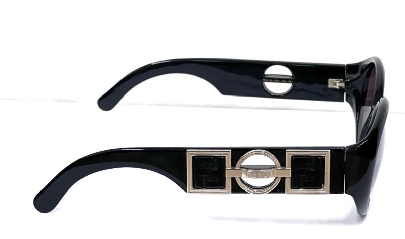 Fendi Sunglasses With Logo In Black Gold 03bs300