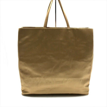 Prada Silk Satin Tote Beige