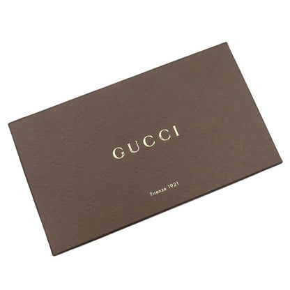 Gucci Long Wallet Soho Interlocking Wallet Leather Black Gold Hardware Black