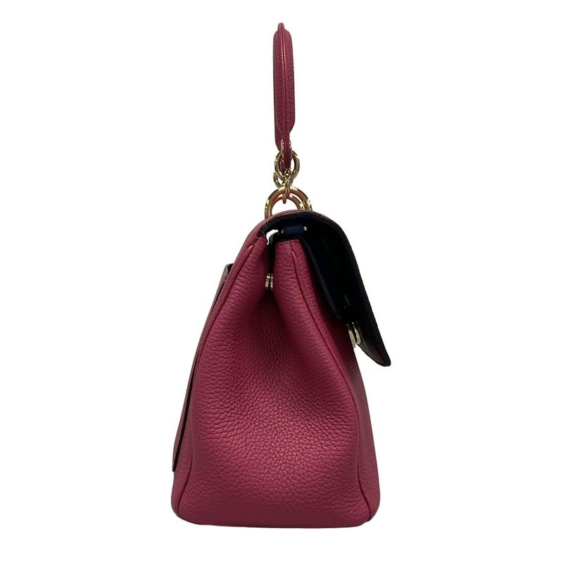 Dior/christian Dior Handbag B-dior Pink Leather