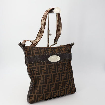 Fendi Zucca Selleria Women's Shoulder Bag