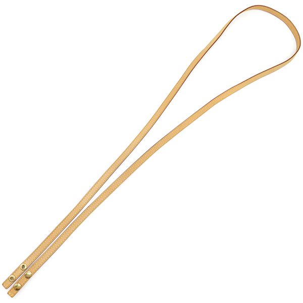 Louis Vuitton Shoulder Strap 135cm (53.15in) Nubuck Leather Beige Gold Hardware