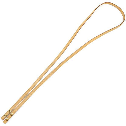 Louis Vuitton Shoulder Strap 135cm (53.15in) Nubuck Leather Beige Gold Hardware