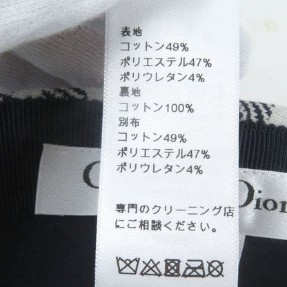 Christian DIOR 14che921i134 Checked Lined Oblique Hat Baseball Cap Navy 57