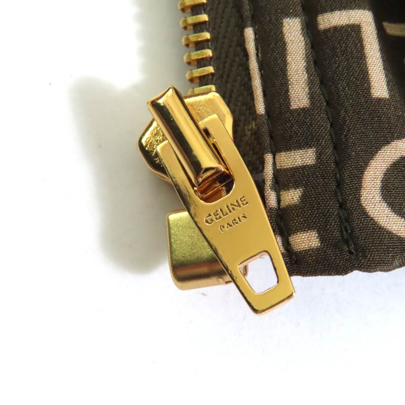 Celine 2v19j983q 100% Silk Eddy Triomphe Button Full Logo Design Collarless