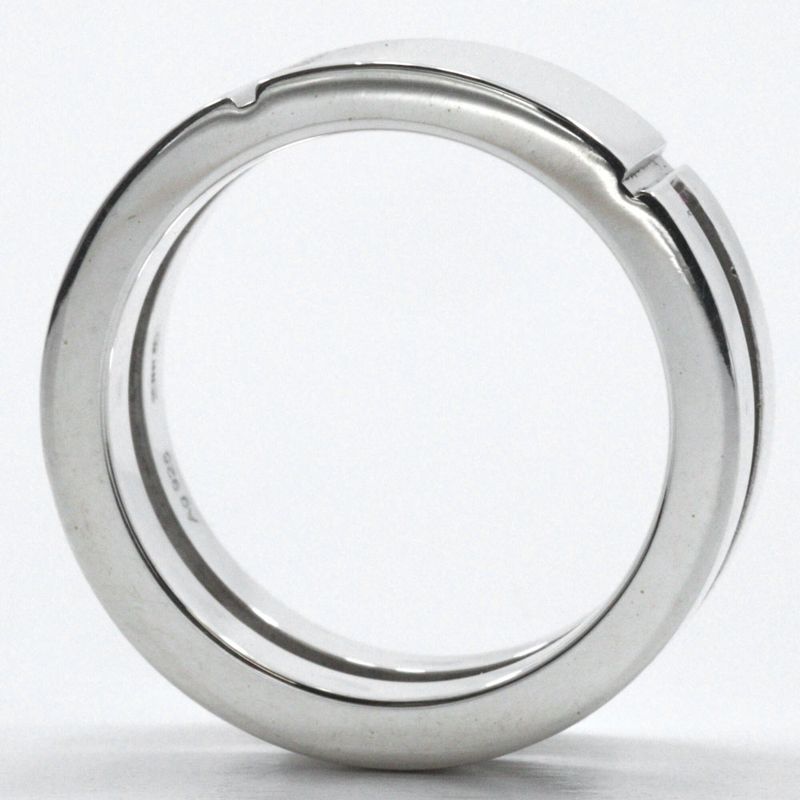 Gucci Logo Silver 925 9.5 Ladies 6.1g Ring