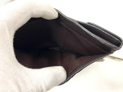 Gucci Leather Bifold Wallet 035.2778.1965 Dark Brown Made In Italy