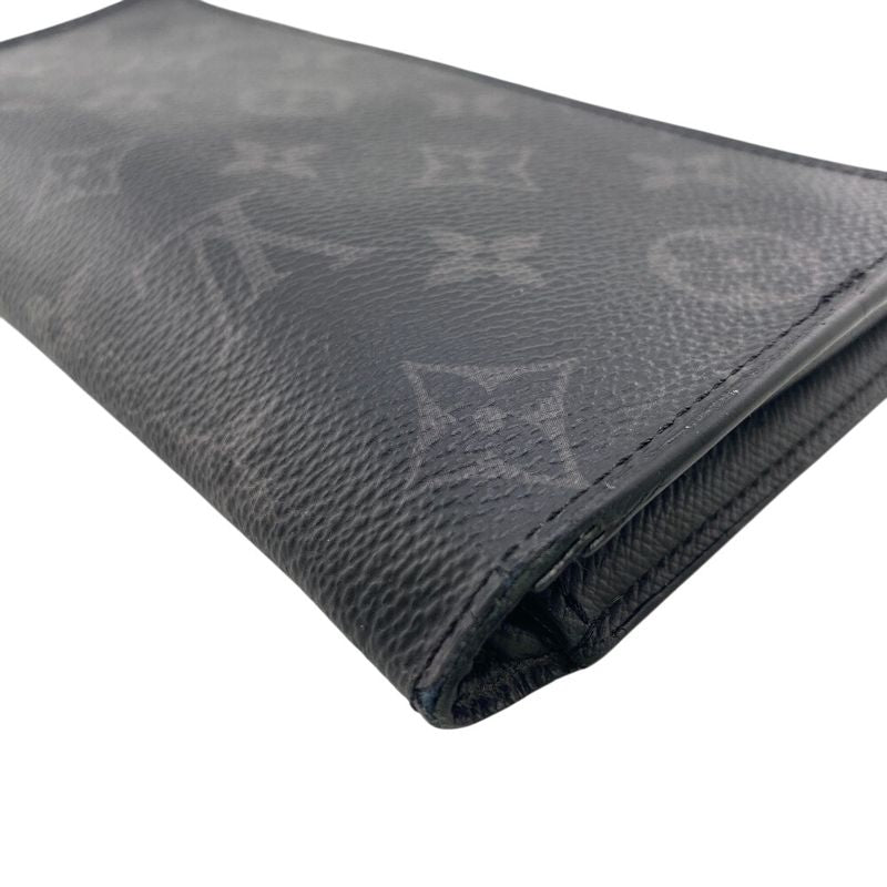 Louis Vuitton M61697 Portefeuille Brazza Long Wallet Monogram Eclipse Long