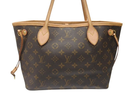 Louis Vuitton Monogram Neverfull PM Tote Bag Brown Vachetta Leather Gold — view 2