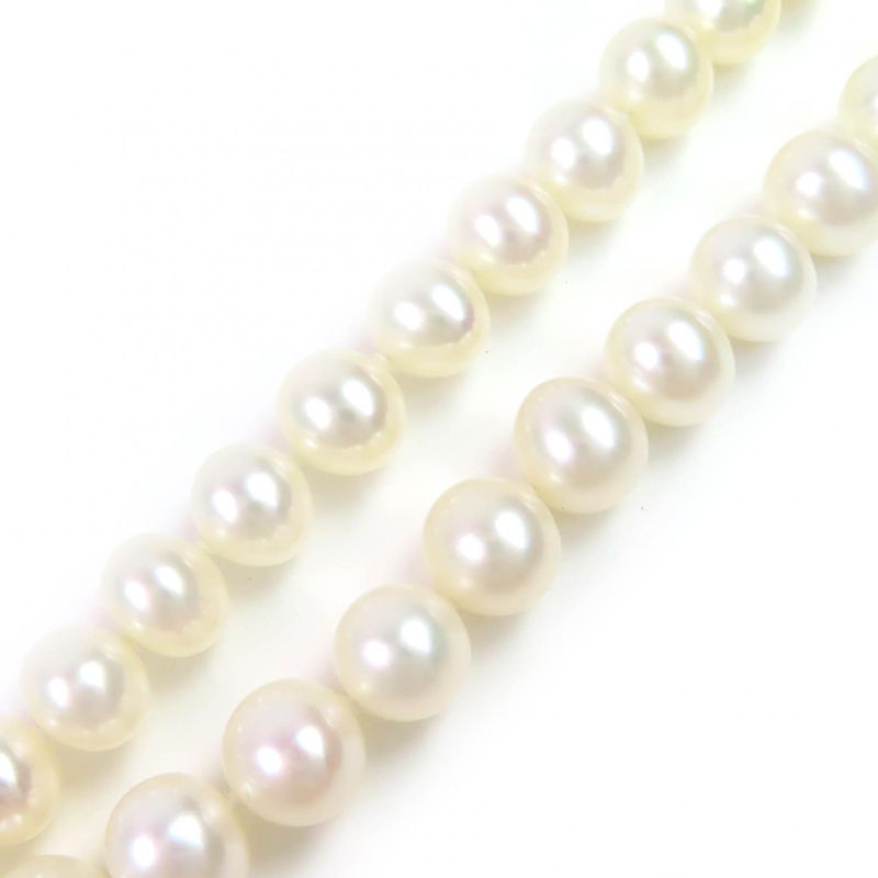 Tiffany & Co Ag925 Long Pearl Necklace Accessory White Weight 186g Women