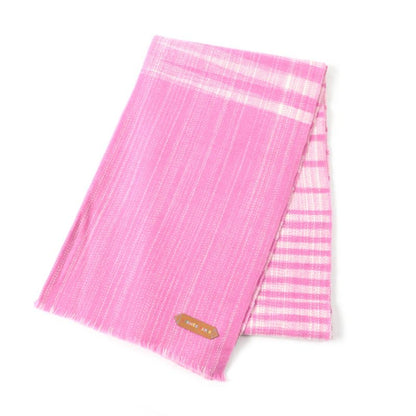 Hermes Jeu De Tissage Jeu De Tissage 100% Cashmere Leather Checked Scarf With