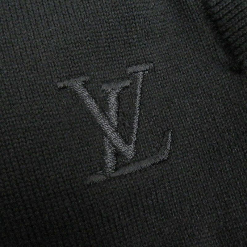 Louis Vuitton 2023 Monogram Reversible WZIP Bomber Jacket Black XL Made In