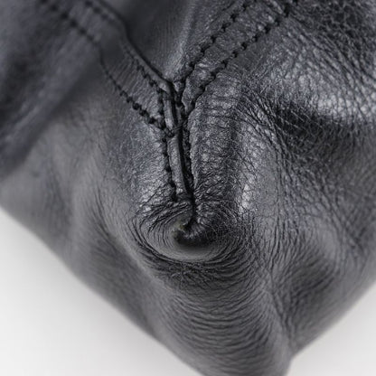 Fendi Chain Tote 2WAY Shoulder Leather Black Women's Tote Bag