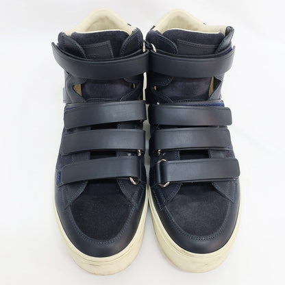 Louis Vuitton High Cut Sneakers - Suede Navy - Notation Size 6.5