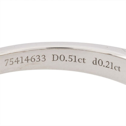 Tiffany & Co Tiffany & Co Solitaire Half Eternity Ring With Diamonds 051ct