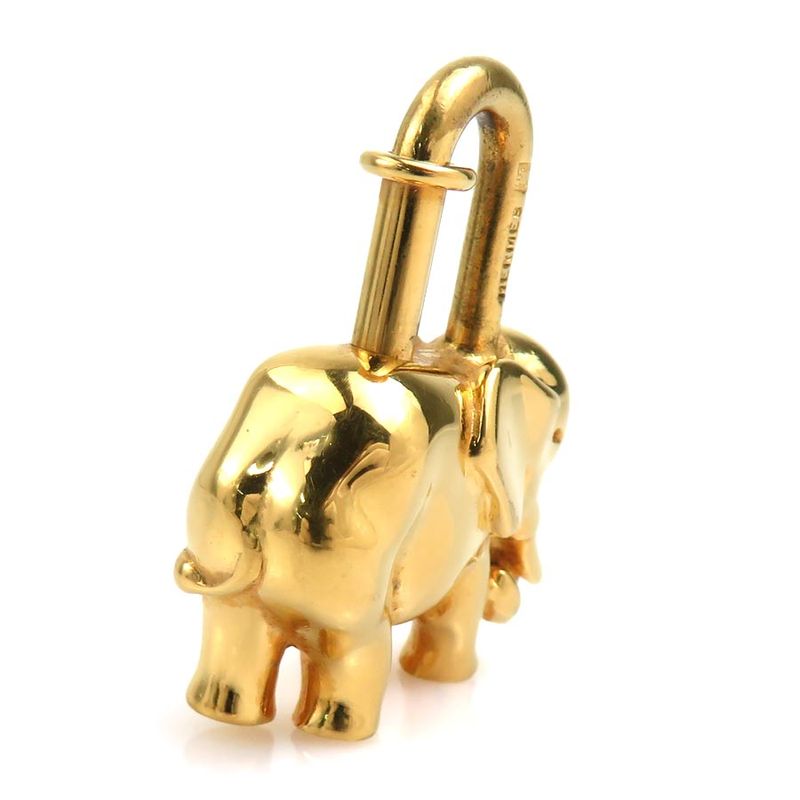 Hermes Charm Cadenas Animal Motif Elephant