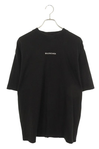 Balenciaga 764235 Tpvk1 Medium Fit Logo Embroidered T-shirt Men's S