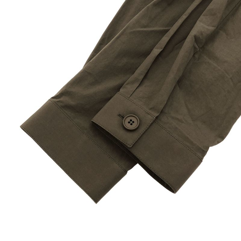 Bottega Veneta 19aw Cotton Military Shirt 581218 Vkbs0 Khaki Gray 40