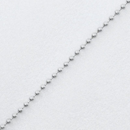 Tiffany & Co Roman Cross Ball Chain Silver 925 Ladies 13.9g Necklace