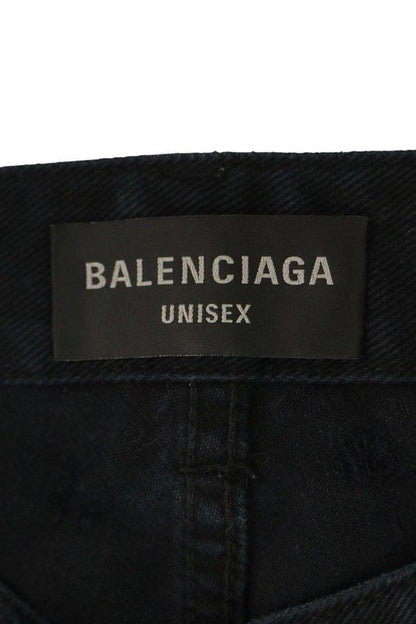 Balenciaga 745248 Tnw11 Super Destroyed Baggy Denim Pants Men's S