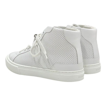 Hermes Daydream Sneakers High Cut Sneakers Shoes Kelly Hardware Leather White