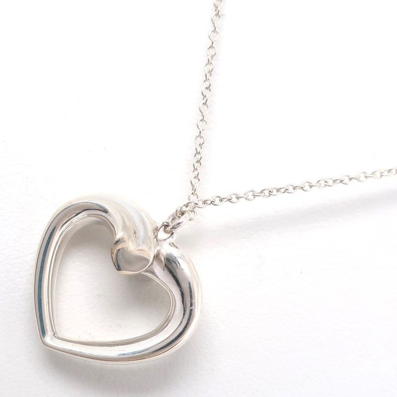 Tiffany & Co New Tenderness Heart Paloma Picasso 925 Silver Ladies 4.4g Necklace