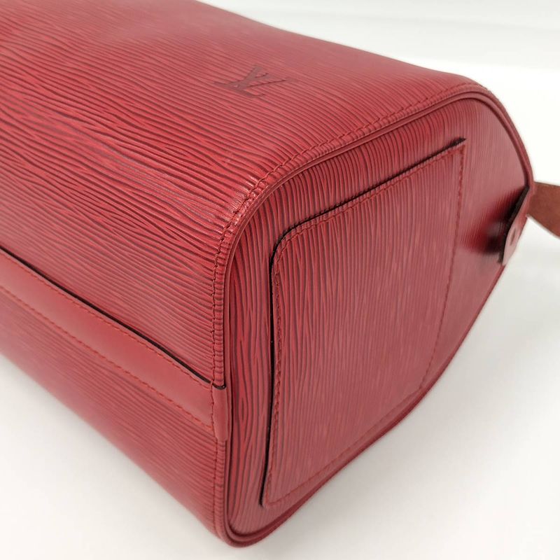 Louis Vuitton Speedy 25 Mini Boston Bag Epi Leather Castilian Red M43017
