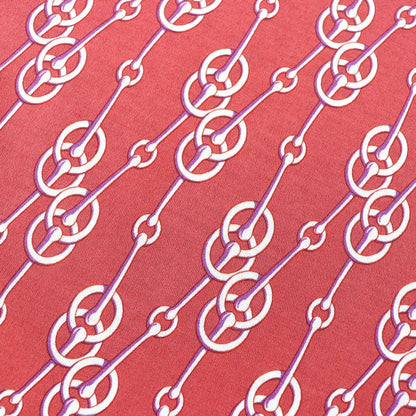 Hermes 22SS Cotton Allover Design Short-sleeved T-shirt Cut And Sewn Red 34