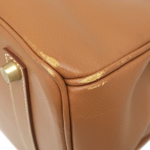 Hermes Handbag Birkin 35 Courchevel Gold Hardware Brown C Engraved [storage Bag