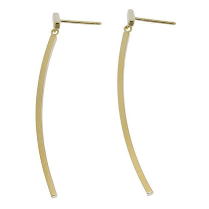 Tiffany & Co T-wire Bar Earrings 18K Yellow Gold 750 Yellow Gold Earring