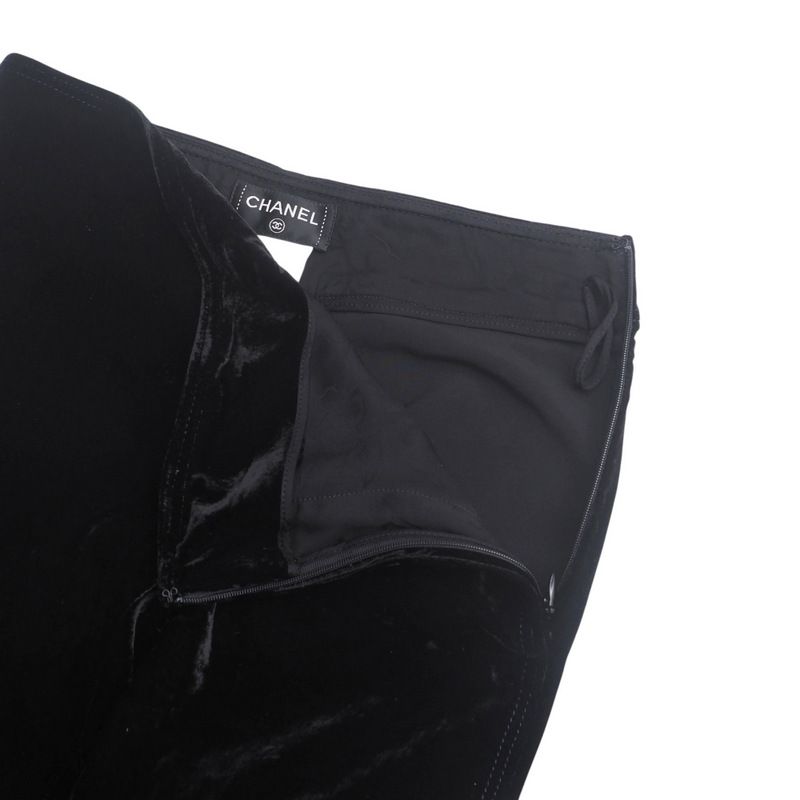 Chanel Cropped Pants Size 34 CC Logo Coco Mark Made In Italy 20250403 Ra3964