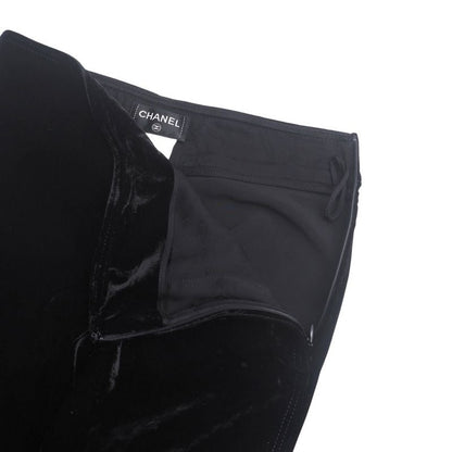 Chanel Cropped Pants Size 34 CC Logo Coco Mark Made In Italy 20250403 Ra3964