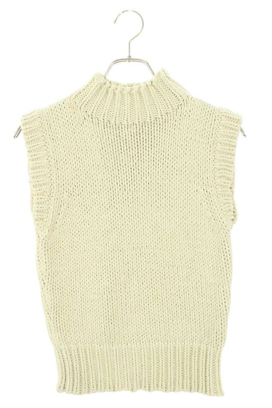 Bottega Veneta 575246 Va7g0 High Neck Low Gauge Knit Vest Women 36