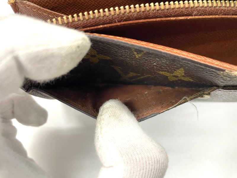 Louis Vuitton Monogram Pochette Portmonnaie Cles Di Long Wallet M61725 Brown