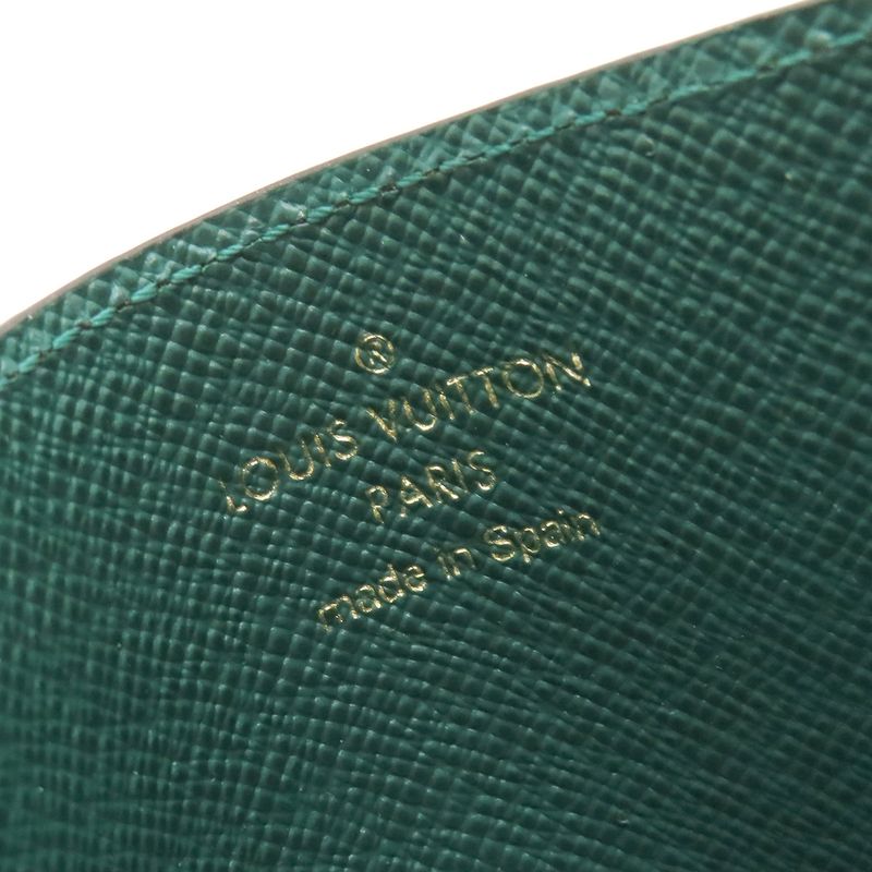 Louis Vuitton Card Case Porte Carte Surple Monogram Canvas Monogram × Green